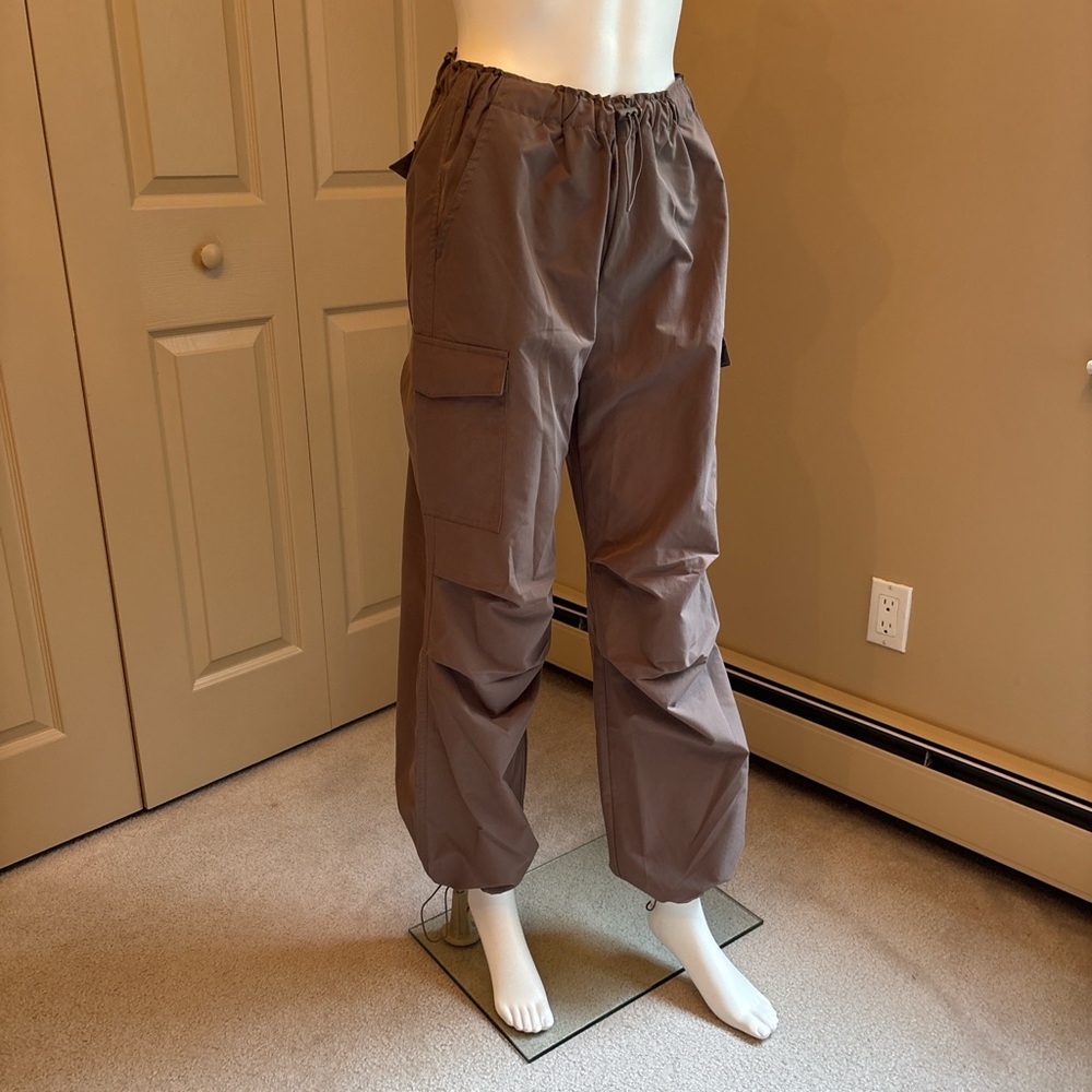 Brown Love Tree Toggle Cargo Pants - image 1